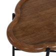 Centre Table Black Natural Crystal Iron Rubber wood 89 x 50 x 40 cm (2 Units) Supply