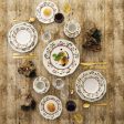 Serving Platter Queen´s By Churchill Assam Circular White Ceramic China crockery (3 Units) Online Sale