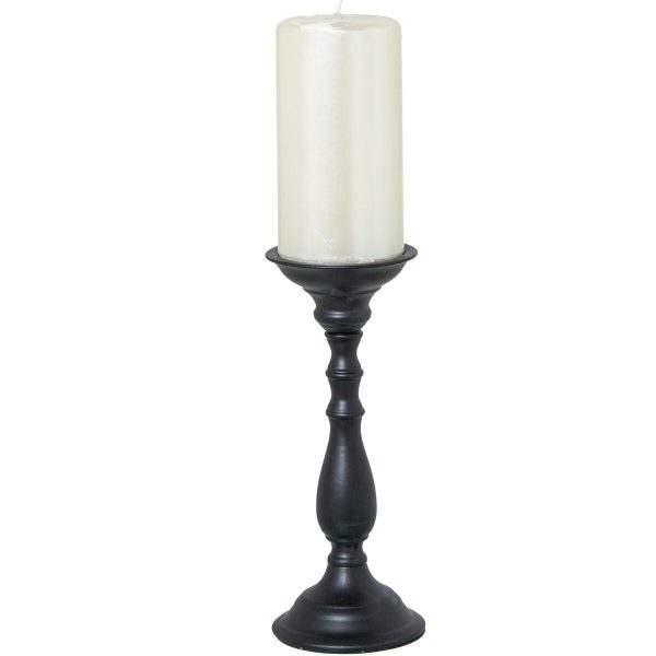 Candle Holder Alexandra House Living Black Metal 9 x 25 x 9 cm Online