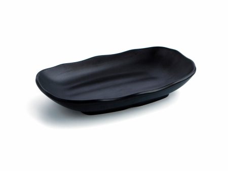 Deep Plate Quid A bordo Black Plastic 25,5 cm (12 Units) Supply