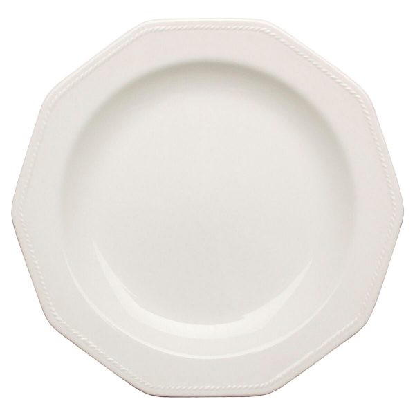 Flat plate Churchill Artic White Ceramic White China crockery Ø 27 cm (6 Units) on Sale