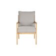 Armchair DKD Home Decor Natural Polyester 60 x 80 x 90 cm on Sale