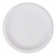 Plate set Algon Disposable Cardboard White 25 Pieces 20 cm (36 Units) Online Hot Sale