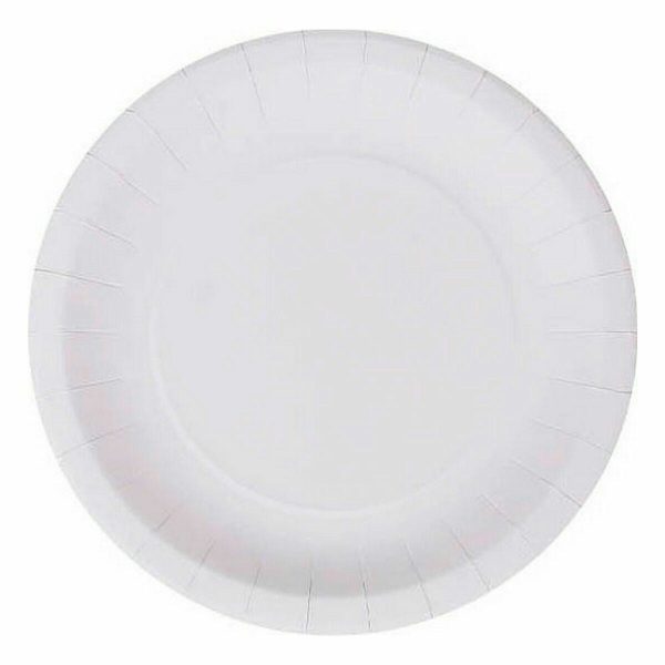 Plate set Algon Disposable Cardboard White 25 Pieces 20 cm (36 Units) Online Hot Sale