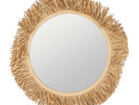 Wall mirror Natural 75 x 1,5 x 75 cm Discount