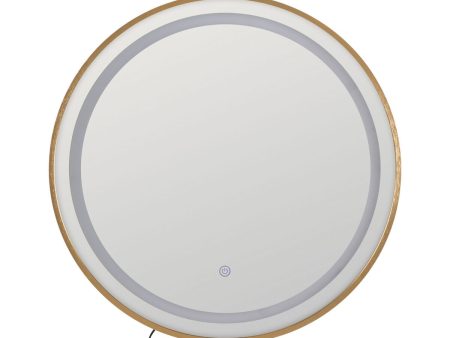 Wall mirror Golden Mirror 60 x 3 x 60 cm Hot on Sale