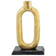 Candle Holder Alexandra House Living Golden Aluminium 14 x 8 x 22 cm 14 x 22 x 8 cm Online Sale