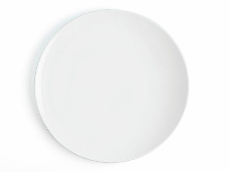 Flat plate Ariane Coupe Ceramic White (Ø 31 cm) (6 Units) Online Hot Sale