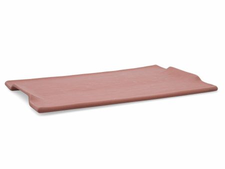 Snack tray Quid Mineral Gres Terracotta Ceramic 35 x 23 cm (6 Units) For Sale