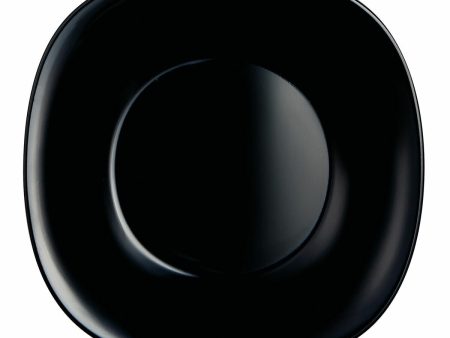 Deep Plate Luminarc Carine Black Glass (Ø 23,5 cm) (24 Units) For Cheap