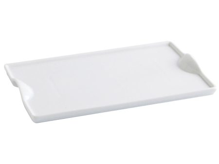 Snack tray Quid Gastro Fun White Ceramic 25,5 x 15,5 cm (6 Units) (Pack 6x) For Cheap