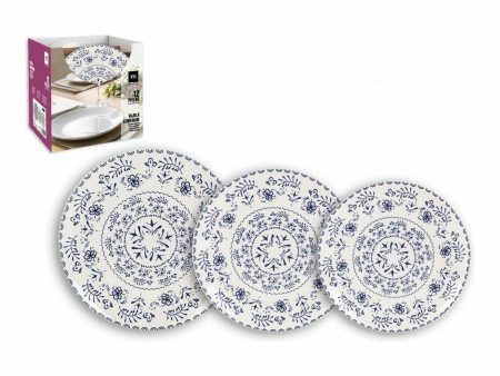 Tableware Inde Blur Stoneware (2 Units) (12 pcs) Online Sale