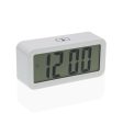 Alarm Clock Versa White Metal 3,9 x 6,5 x 13,4 cm Discount