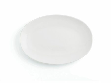 Serving Platter Ariane Vital Coupe Oval Ceramic White Ø 32 cm 6 Pieces Supply