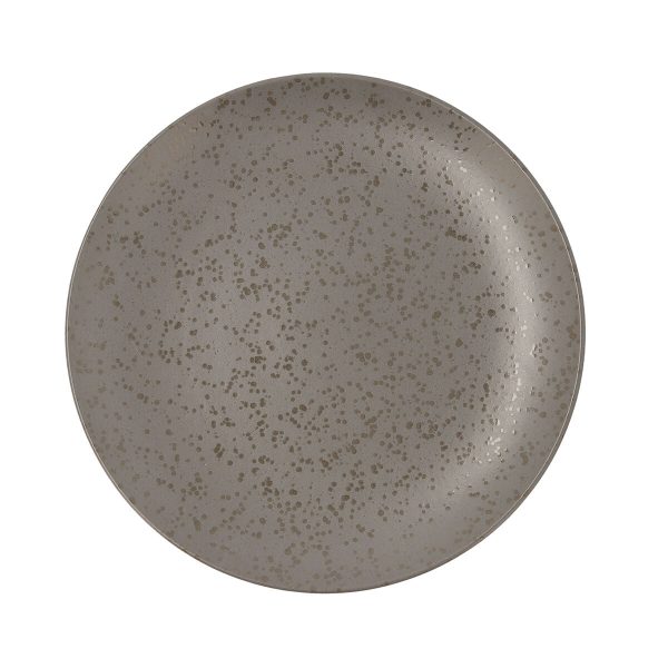 Flat plate Ariane Oxide Ceramic Grey (Ø 31 cm) (6 Units) For Cheap