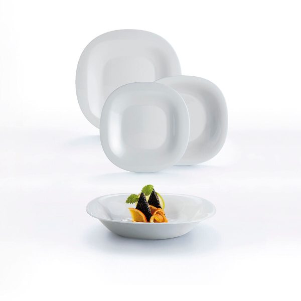 Dessert dish Luminarc Carine Granit Ø 19,5 cm Grey Glass (24 Units) Online Sale