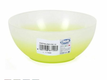 Bowl Dem Cristalway Plastic 300 ml ø 12 x 5 cm (36 Units) For Sale