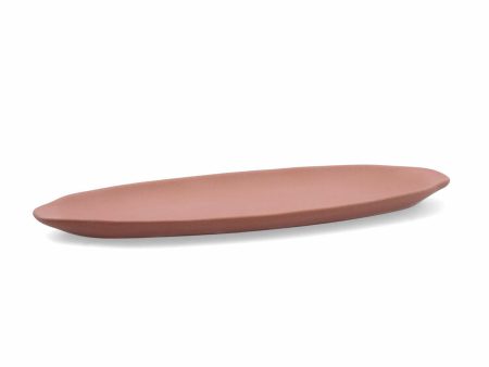 Snack tray Quid Mineral Gres Terracotta Ceramic 13 x 30,5 cm (8 Units) Online now