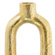 Candle Holder Alexandra House Living Golden Aluminium 14 x 8 x 22 cm 14 x 22 x 8 cm Online Sale