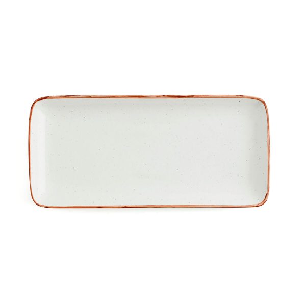 Serving Platter Ariane Terra Rectangular Ceramic Beige (36 x 16,5 cm) (6 Units) For Sale