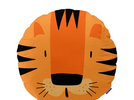 Cushion HappyFriday HF Mini Multicolour Tiger 50 x 50 cm on Sale