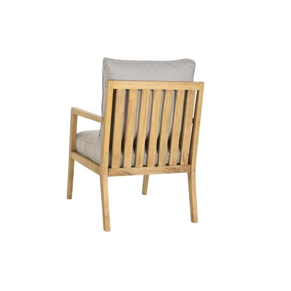 Armchair DKD Home Decor Natural Polyester 60 x 80 x 90 cm on Sale