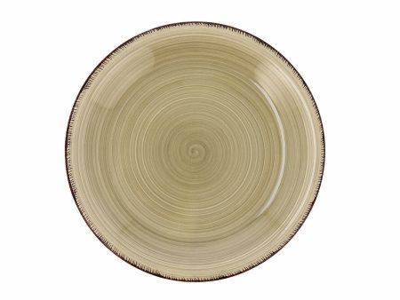 Dessert dish Quid Natura Vita Ceramic Green (19 cm) (12 Units) Discount