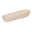 Tray White Bamboo Rattan 44 x 17 x 7 cm (2 Units) Online