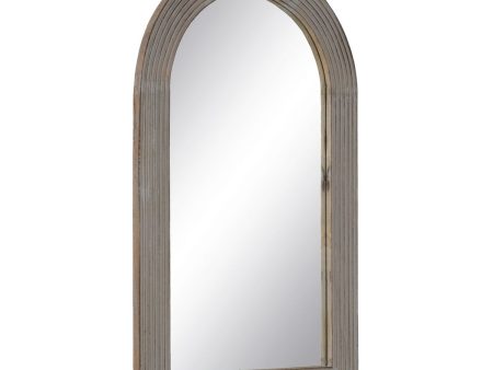 Wall mirror White Natural Vertical 64,8 x 3,8 x 108 cm Supply