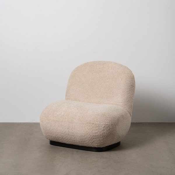 Armchair Beige 82 X 84 X 77 CM Hot on Sale