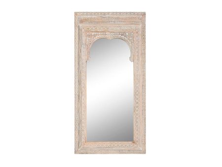 Wall mirror Home ESPRIT Natural Indian Man Stripped 90 x 3,5 x 180 cm Fashion