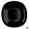 Dessert dish Luminarc Carine Black Glass (19 cm) (24 Units) For Cheap