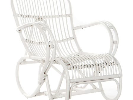 Armchair DKD Home Decor 75 x 85 x 85 cm White Rattan Sale