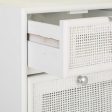 Shoe cupboard Alexandra House Living White 32 x 120 x 70 cm Grille Online Hot Sale