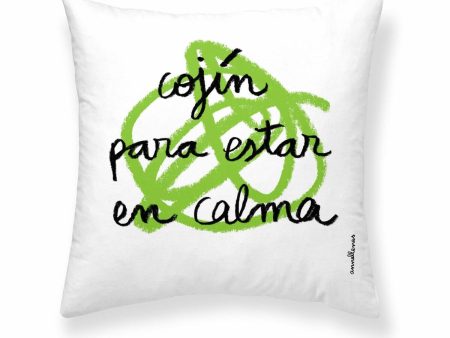 Cushion cover Decolores Calma Multicolour 50 x 50 cm Cotton Spanish Discount