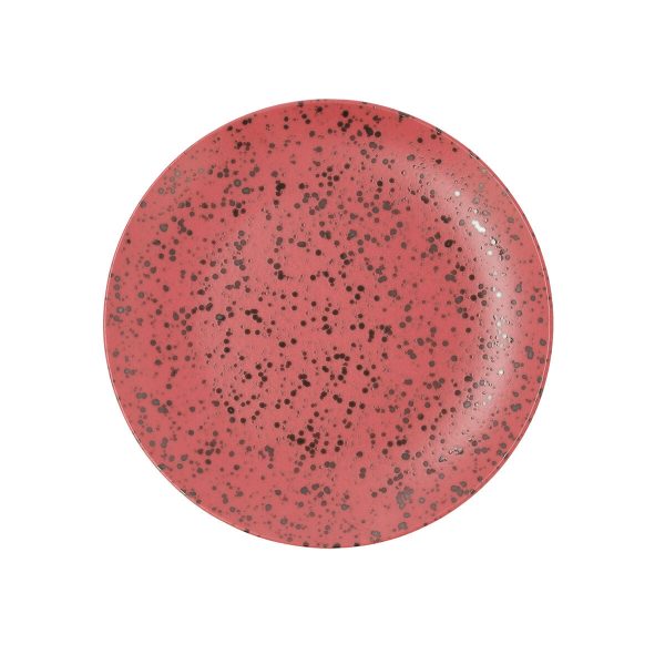 Flat plate Ariane Oxide Ceramic Red (Ø 27 cm) (6 Units) For Sale