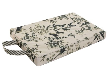 Floor cushion Home ESPRIT Green Beige Cotton Polyester 40 x 25 x 4 cm For Sale