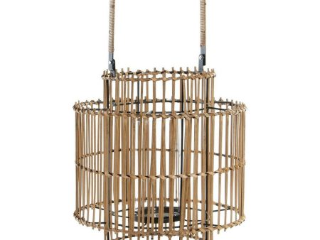 Candleholder DKD Home Decor Metal Bamboo (30 x 30 x 32 cm) Online