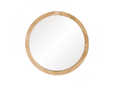 Wall mirror Natural 40 x 4 x 40 cm Discount