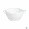 Bowl Luminarc With handles White Glass 540 ml (24 Units) Online