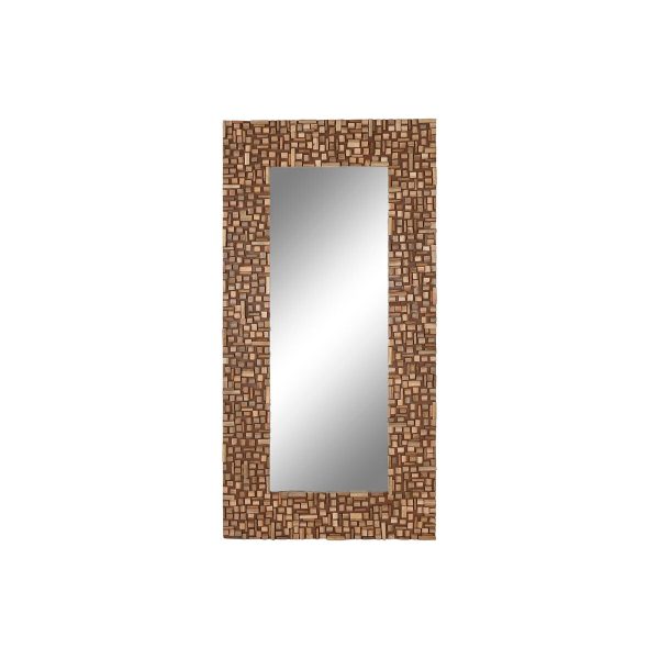 Wall mirror Home ESPRIT Brown Modern 91 x 4 x 183 cm Online now