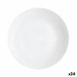 Deep Plate Luminarc Pampille White Glass (20 cm) (24 Units) on Sale