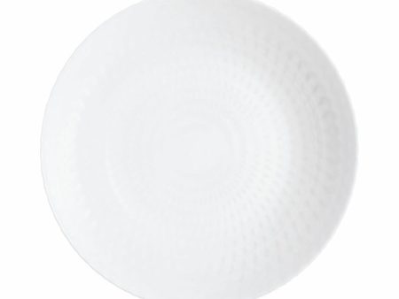 Deep Plate Luminarc Pampille White Glass (20 cm) (24 Units) on Sale