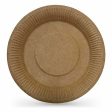 Plate set Algon Disposable kraft paper 3 Pieces 28 cm (24 Units) For Cheap