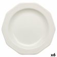 Flat plate Churchill Artic White Ceramic White China crockery Ø 27 cm (6 Units) on Sale