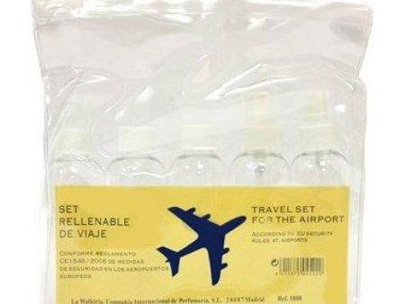 Travel Set Walkiria Plastic Transparent (5 pcs) Online Sale