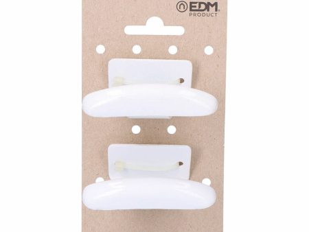 Door Hanger EDM 85574 White Steel Cothes 2 Units For Discount