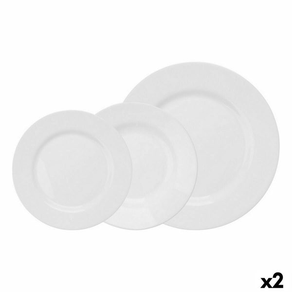 Flat Plate La Mediterránea Temara 18 Pieces (2 Units) Sale